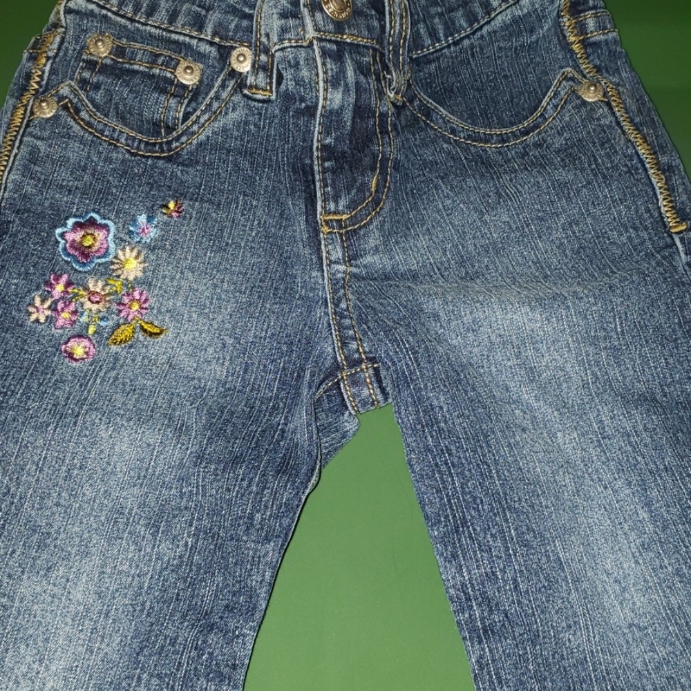 Baby Kiss 18 mo girls stretch jeans